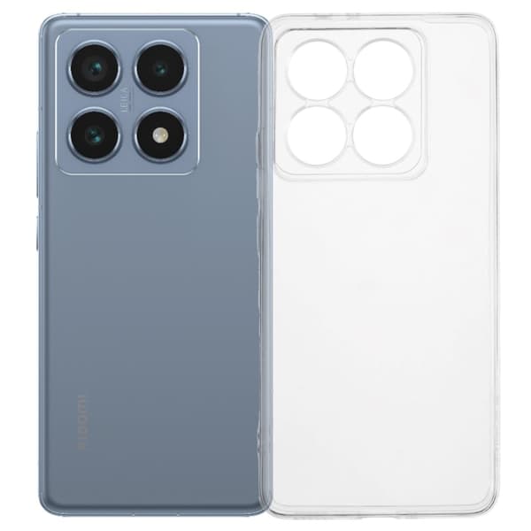 Erittäin ohut läpinäkyvä kotelo Xiaomi 14T Pro Transparent