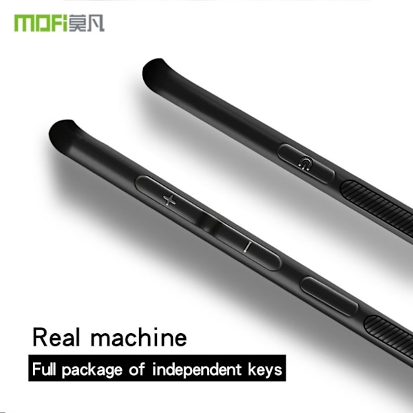 MOFI Honor Series Samsung Galaxy Note9 mobiletui i hybridmaterialer med skridsikker overfalde - Sort Black