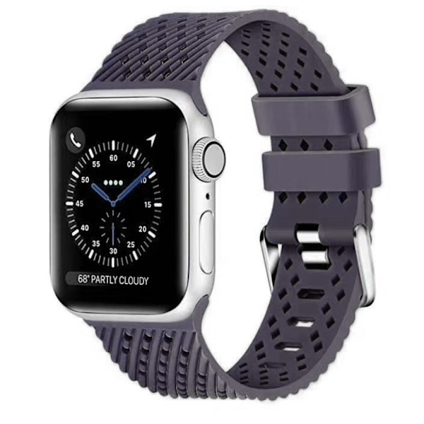 Apple Watch Series 5 40mm cool silikone Urrem - Grå Silver grey