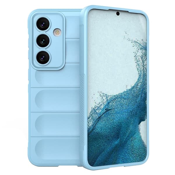 Blødt grebsformet Samsung Galaxy S24 Plus cover - Blå Blue
