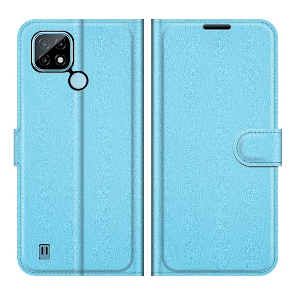 Classic Realme C21 flip etui - Blå Blue