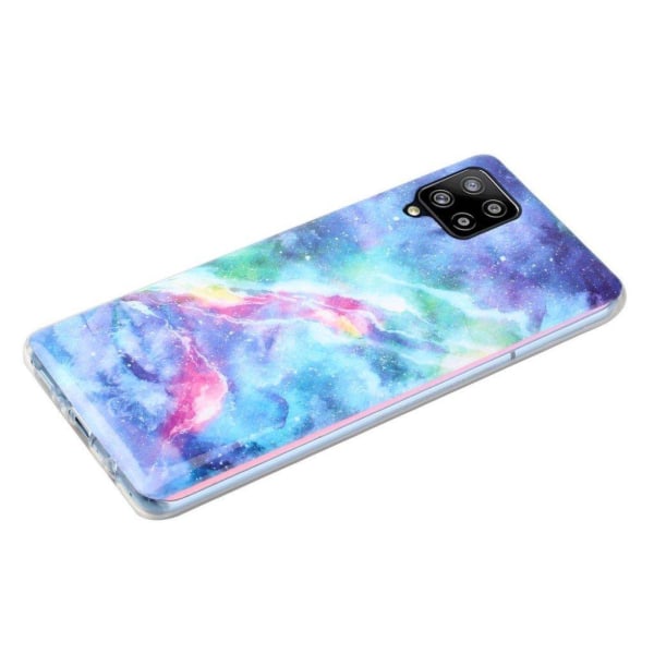 Marble design Samsung Galaxy A42 5G kotelot - Sininen Tähtitaivas Multicolor