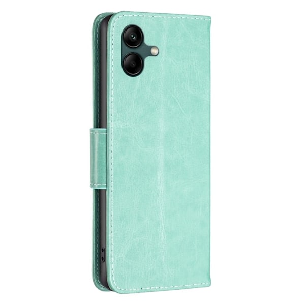 Sommerfugl Samsung Galaxy A04 Flip Etui - Grøn Green