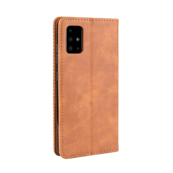 Bofink Vintage läder Samsung Galaxy A51 fodral - Brun Brun