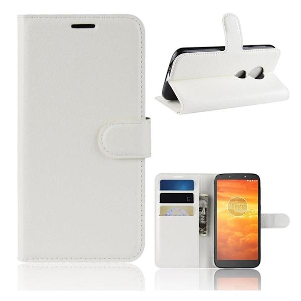 Classic Motorola Moto E5 Play Go flip kuoret - Valkoinen White