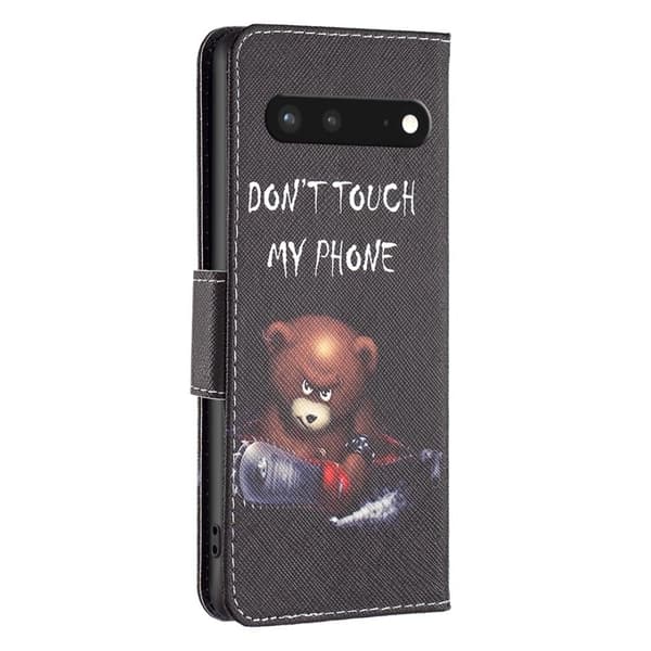 Wonderland Google Pixel 7 flip-etui - Bjørn Black
