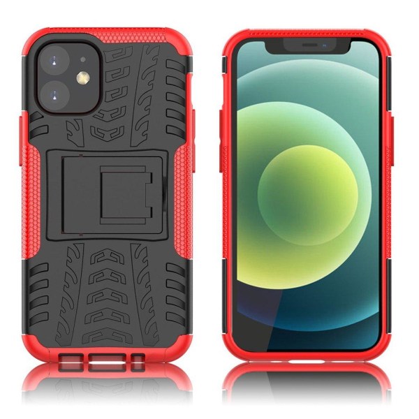 Offroad etui - iPhone 12 Mini - Rød Red