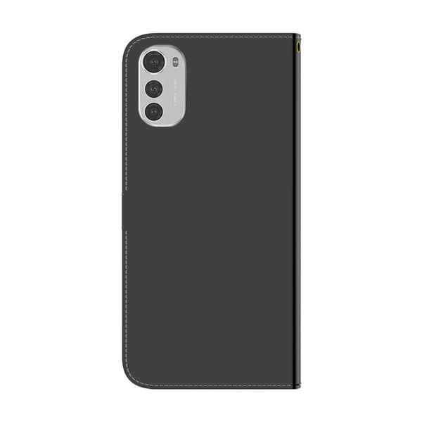 Mirror Motorola Moto E32 flip-etui - Svart Black