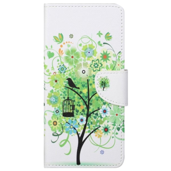 Wonderland Motorola Moto E30 / E20 / E40 Flip Etui - Grønt Træ Green