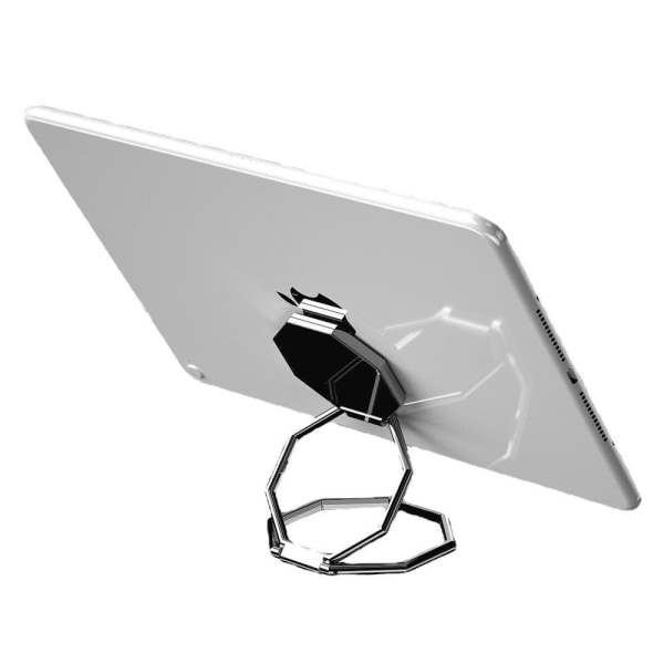 Universal foldable magnetic desktop phone and tablet holder - Si Silvergrå