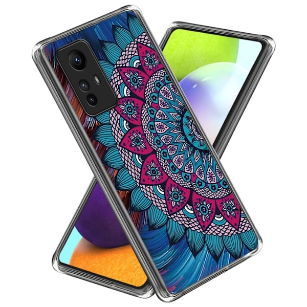 Deco Xiaomi Redmi Note 12S deksel - Mandalablomst Multicolor