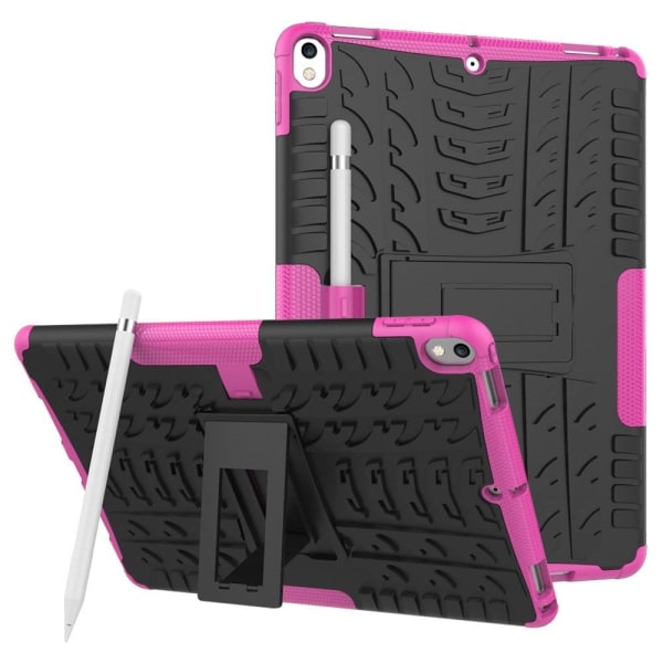 iPad Pro 10.5 Hybridcover med dæk-motiv - Rosa Pink