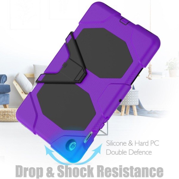 Samsung Galaxy Tab S5e shockproof silicone hybrid case - Purple Purple