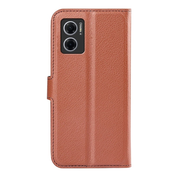 Klassisk Xiaomi Redmi Note 11E flip etui - Brun Brown