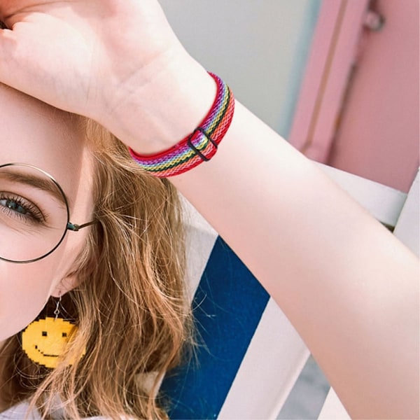 Samsung Galaxy Watch 3 (45mm) / (46mm) elastiskt klockarmband med justerbart spänne - Flerfärgad multifärg