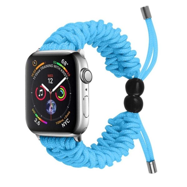 Apple Watch Series 6 / 5 40mm braided watch band - Blue Blå