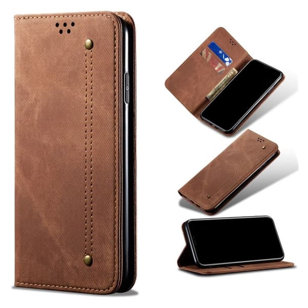 Jeans Xiaomi Redmi K30 / K30 5G etui - Brun Brown