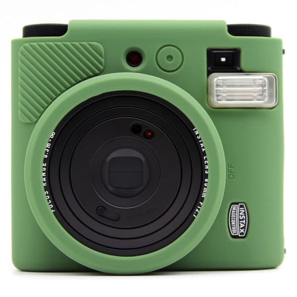 Fujifilm Instax Mini 99 kamerafodral Anti-Drop Soft Silicone skyddsfodral - Grön Grön
