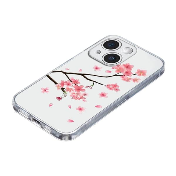 Vibe iPhone 15 -kansi - Luumun Kukka Pink