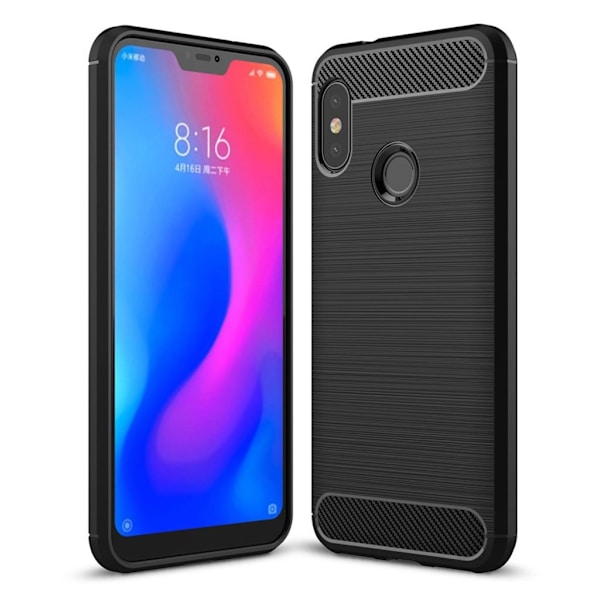 Carbon Flex Xiaomi Mi A2 Lite cover - Sort Black