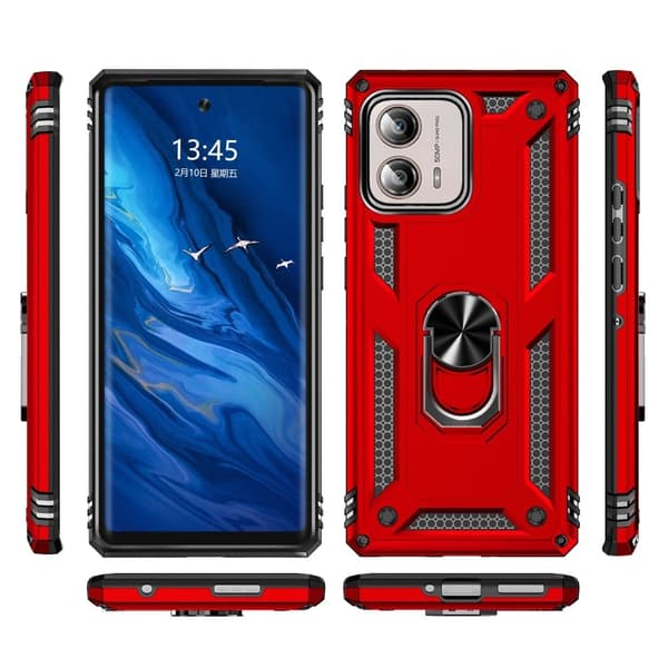 Bofink Combat Motorola Edge Plus (2023) Suojakotelo - Punainen Red