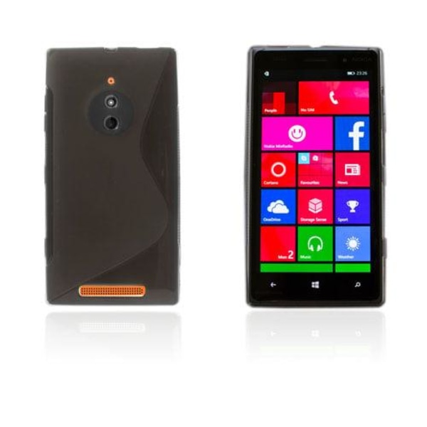 Lagerlöf (Musta) Nokia Lumia 830 Suojakuori Black