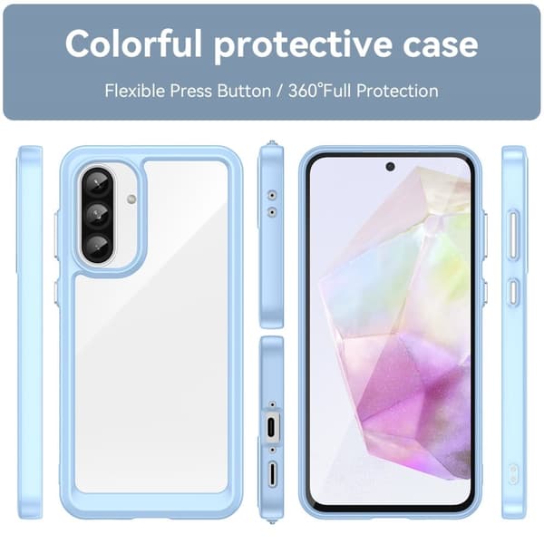 Samsung Galaxy A36 smart akryldeksel - Blå Blue