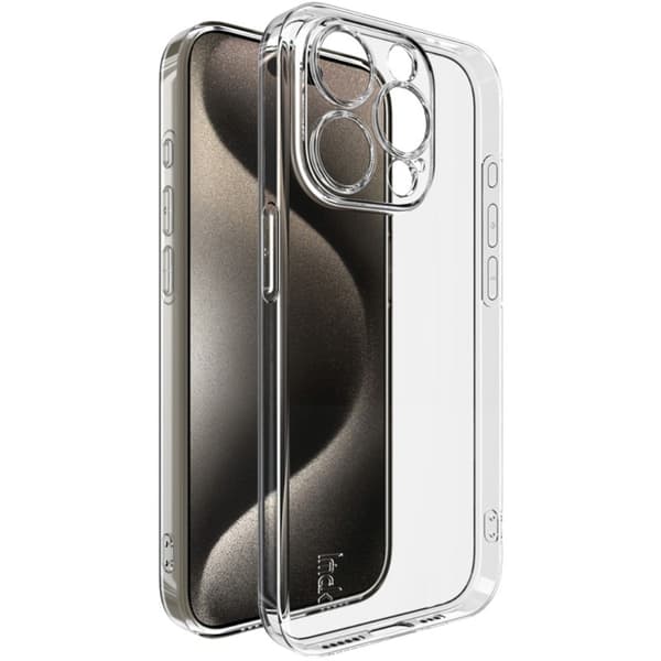 IMAK UX-5 iPhone 15 Pro skal - Genomskinlig Transparent
