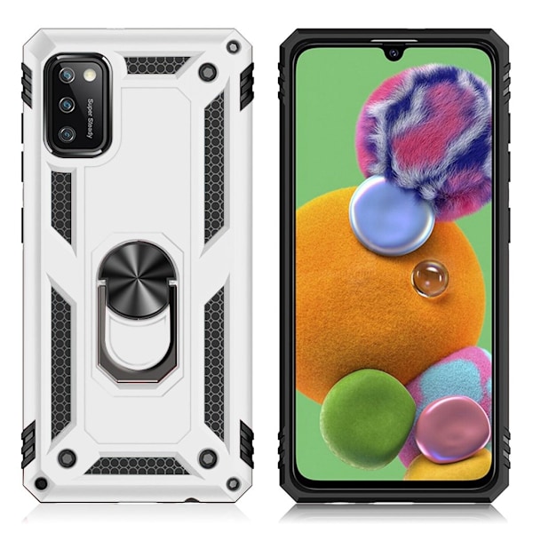 Bofink Combat Samsung Galaxy A41 kuoret - Hopea Silver grey