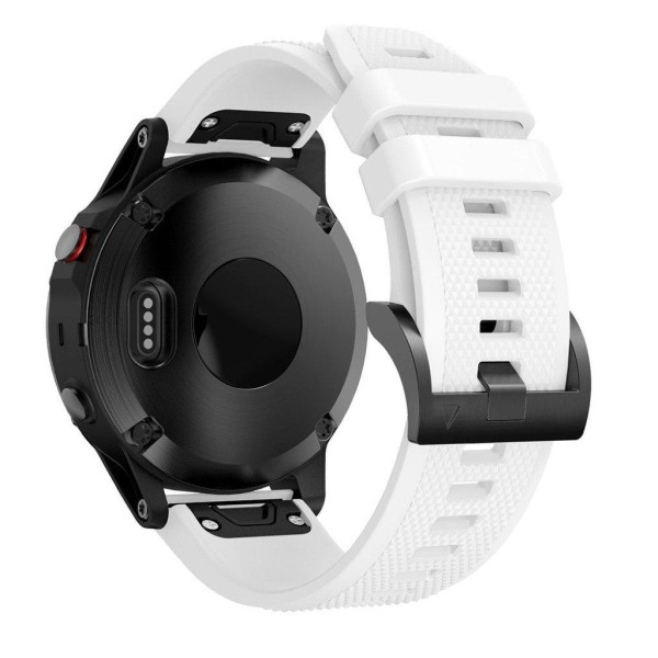 Garmin Fenix 5 durable silicone watch band - White Vit