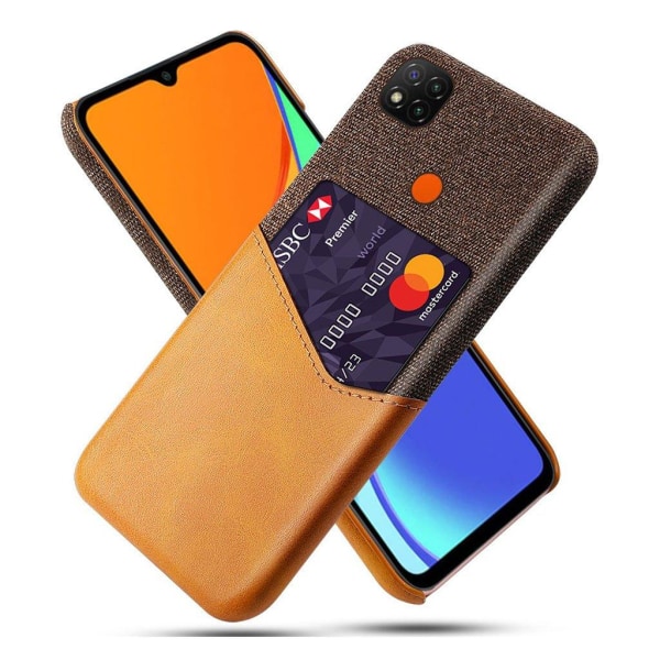 Bofink Xiaomi Redmi 9C skal med korthållare - Brun Brun