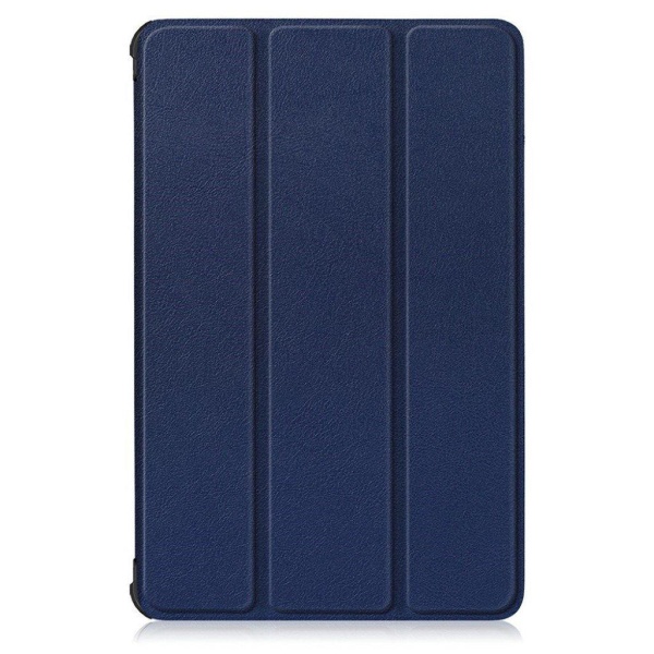 Lenovo Tab P11 Pro tri-fold lychee leather case - Dark Blue Blue