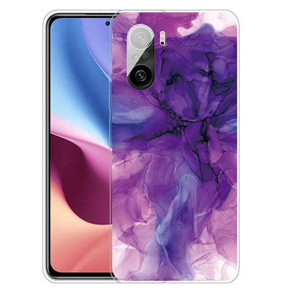 Marble design Xiaomi Mi 11i / Xiaomi Redmi K40 Pro Plus / Xiaomi Redmi K40 Pro / Xiaomi Redmi K40 / Xiaomi Poco F3 kotelot - Unenomainen Violetti Marm Purple