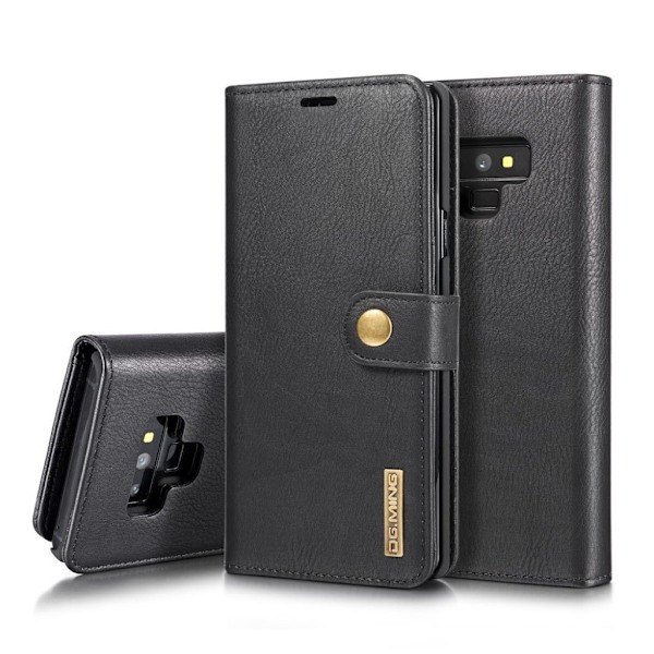 DG.MING Samsung Galaxy Note9 2-in-1 lompakkokotelo - Musta Black