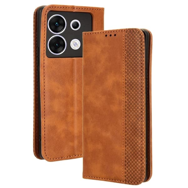 Bofink Vintage Infinix Zero 30 4G läderfodral - Brun Brun