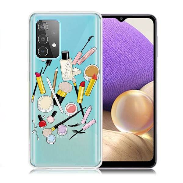 Deco Samsung Galaxy A32 5G Etui - Makeups Multicolor
