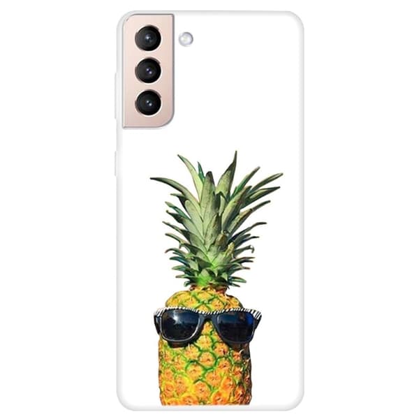 Deco Samsung Galaxy S22 Plus kotelot - Lasit Ananas Yellow