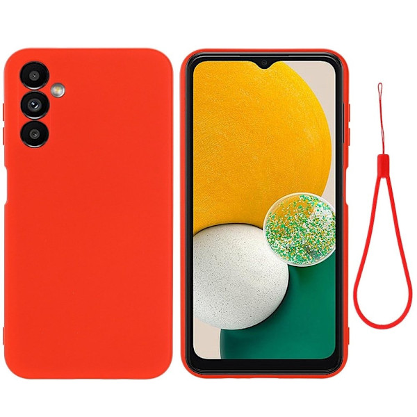 Matta nestesilikoninen kuori Samsung Galaxy A14 - Punainen Red