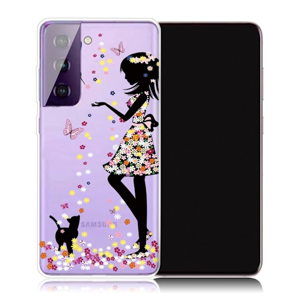 Deco Samsung Galaxy S21 Plus 5G kotelot - Tyttö Multicolor
