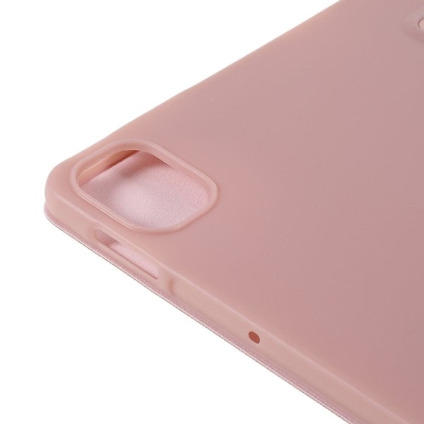 Xiaomi Pad 5 kolminkertainen flip-kotelo - Ruusukulta Pink