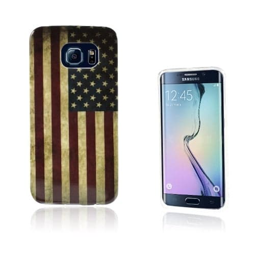 Westergaard Samsung Galaxy S6 Edge Deksler - Vintage USA Flagg Multicolor