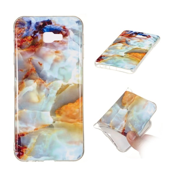 Samsung Galaxy J4 Plus (2018) marmor mønster blødt etui - stil N Multicolor