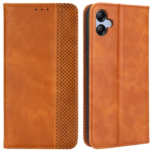 Bofink Vintage Samsung Galaxy A04e Læretui - Brun Brown