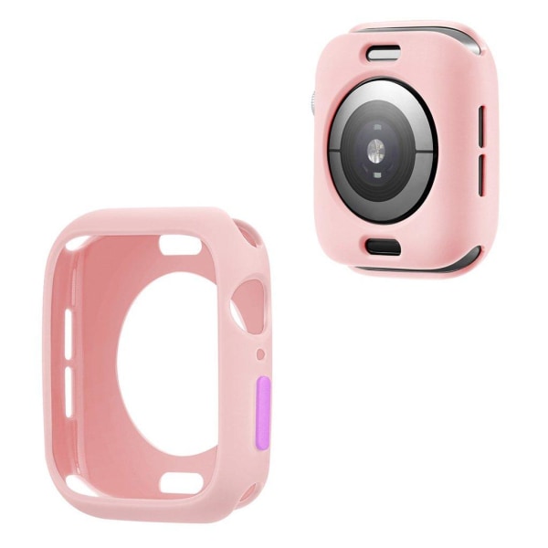 Apple Watch Series 6 / 5 44mm candy color silicone frame - Pink Rosa