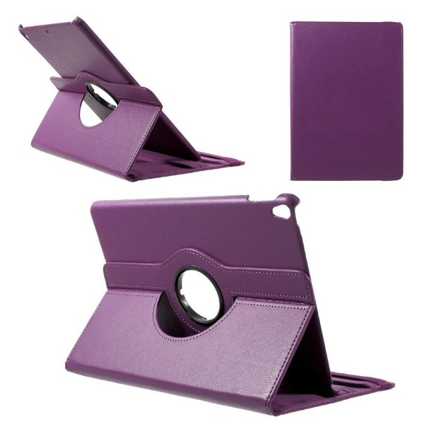 iPad Pro 10.5 Læder etui med roterende stand - Lilla Purple