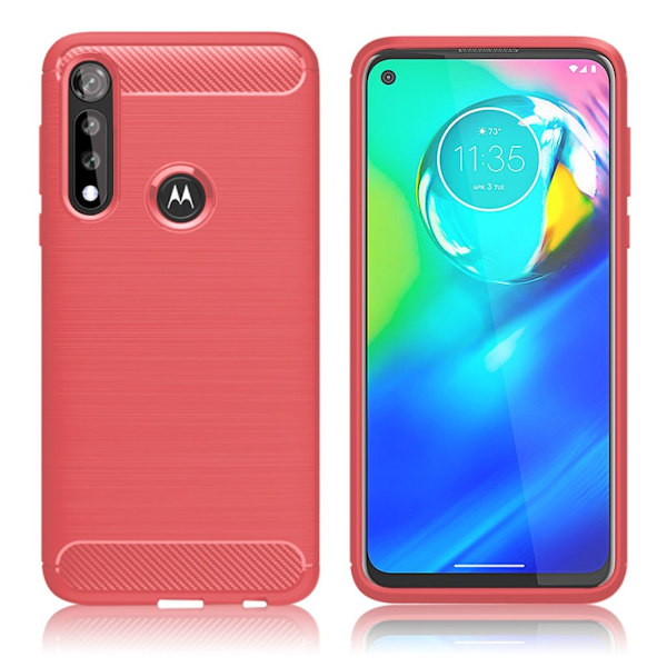 Carbon Flex kuoret Motorola Moto G Power - Punainen Red