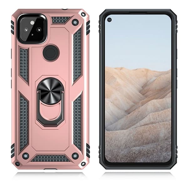 Bofink Combat Google Pixel 5a Etui - Rose Gull Pink