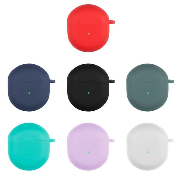 OnePlus Buds silikonikotelo karabiinilla - Punainen Red