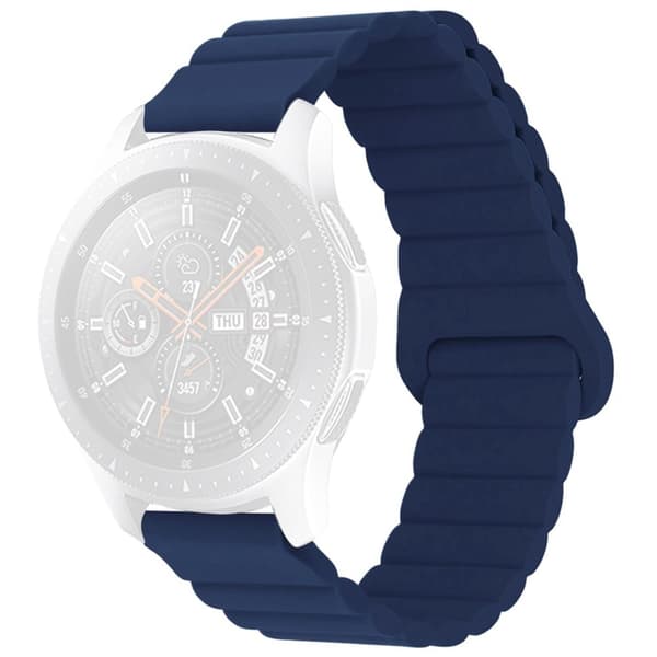 20 mm universal urrem i silikone - Blå Blue