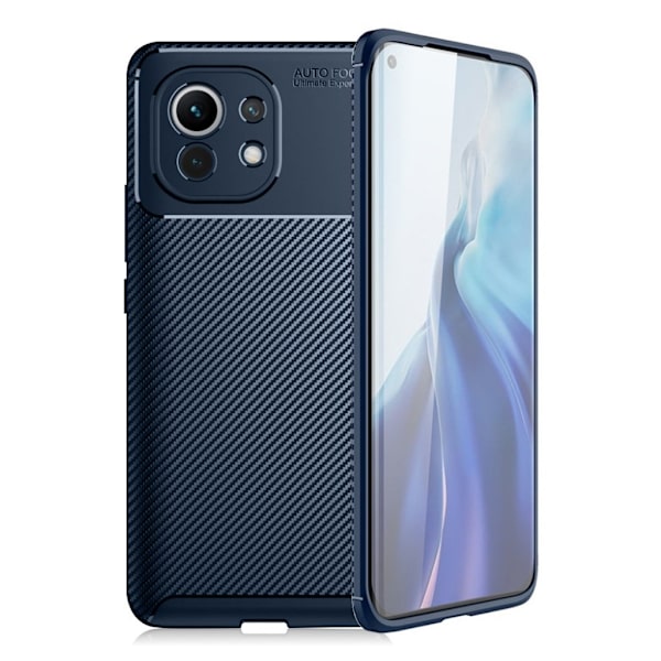 Carbon Shield Xiaomi Mi 11 skal - Blå Blå